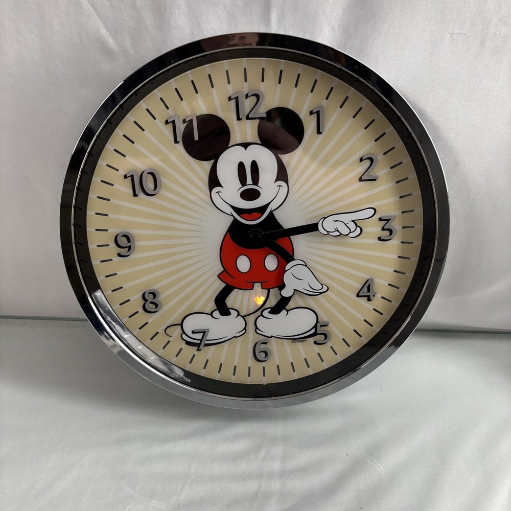 Disney Mickey Mouse Edition Amazon Echo Alexa Wall Clock Digital LED Smart Disp
